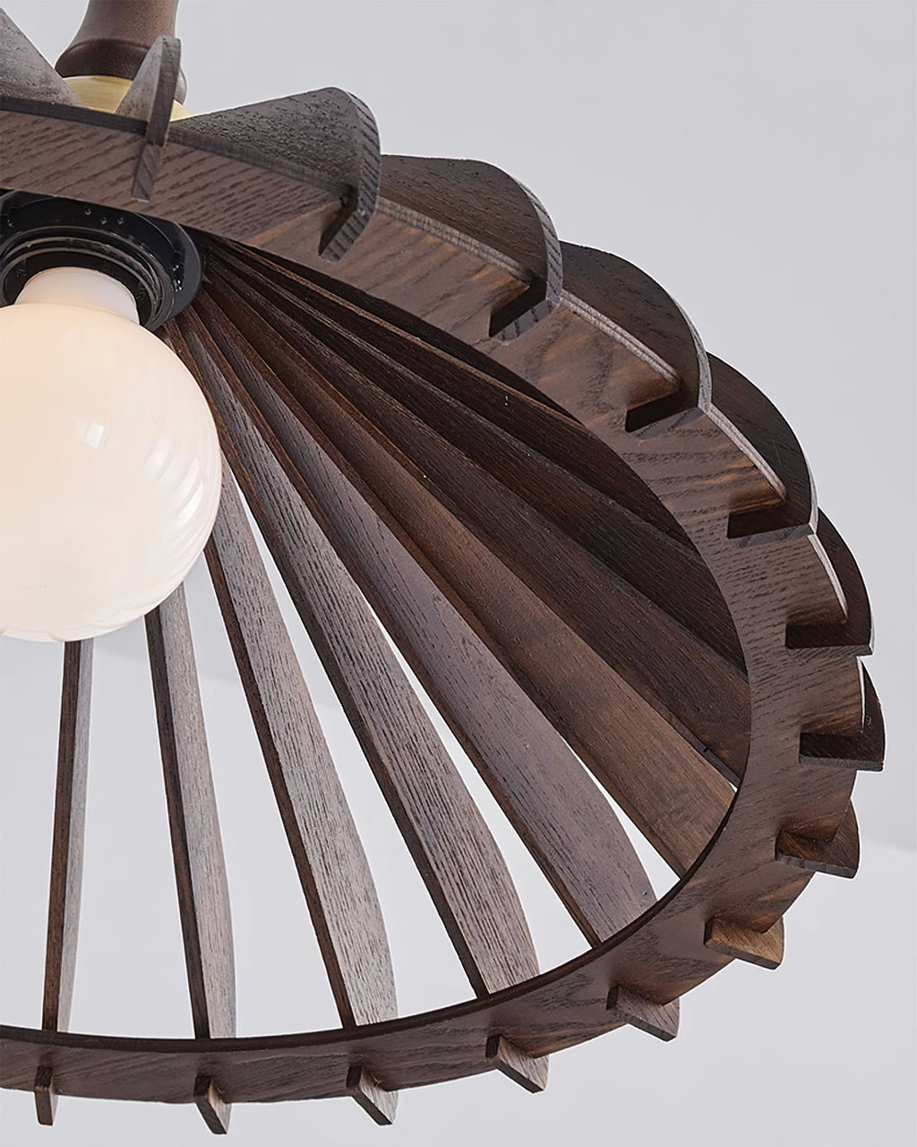 Umbrella Wood Pendant Lamp