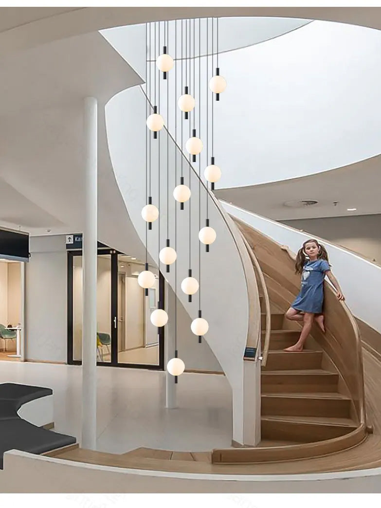 Unique String Ball Pendant Light