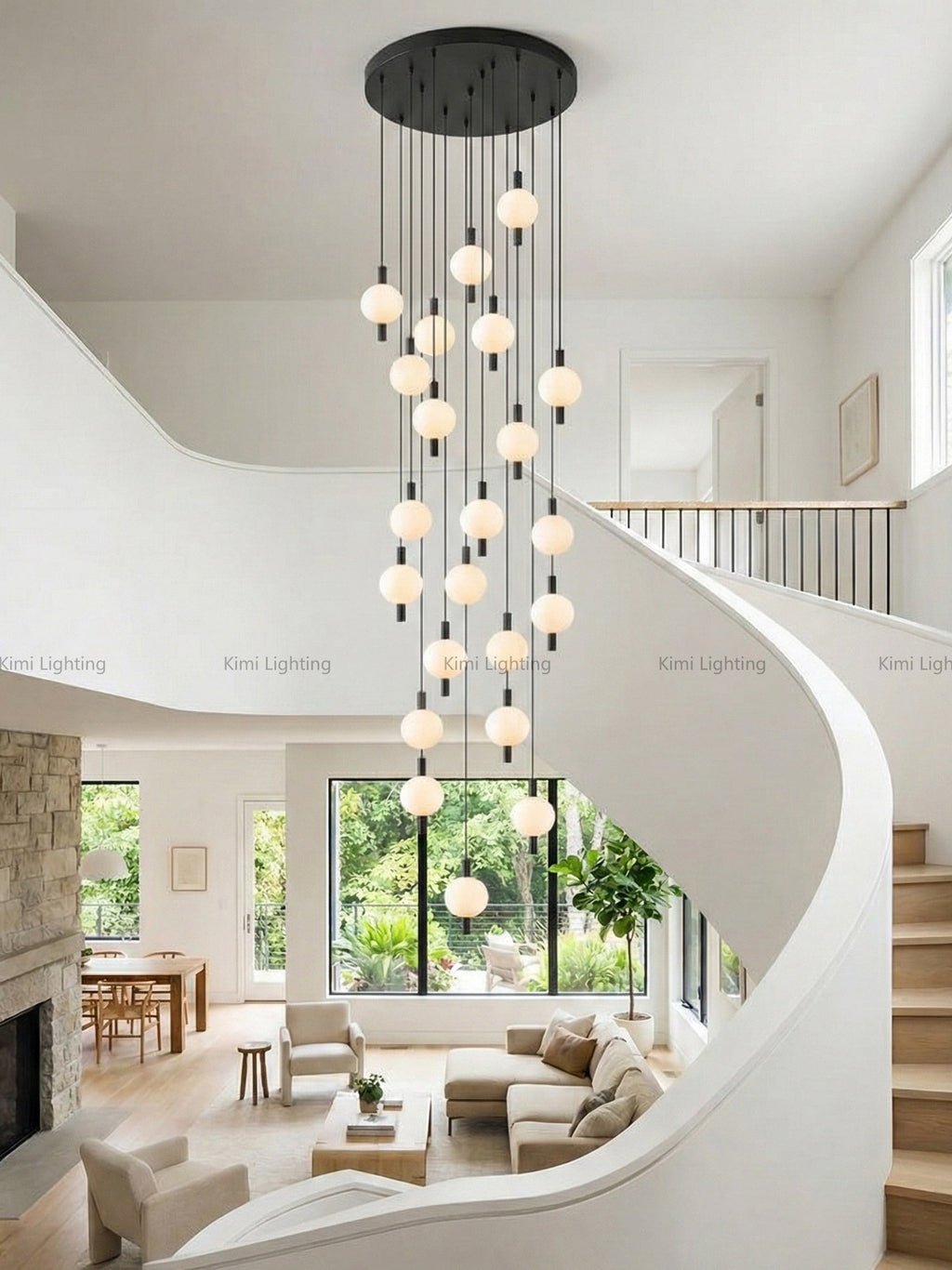 Unique String Ball Pendant Light