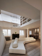 Unique Wireflow Pendant Staircase Long Fixture