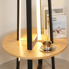 Trapezoidal Shelves Floor Lamp