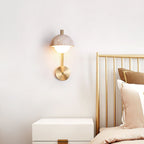 Vellum Travertine Wall Lamp