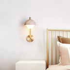 Vellum Travertine Wall Lamp