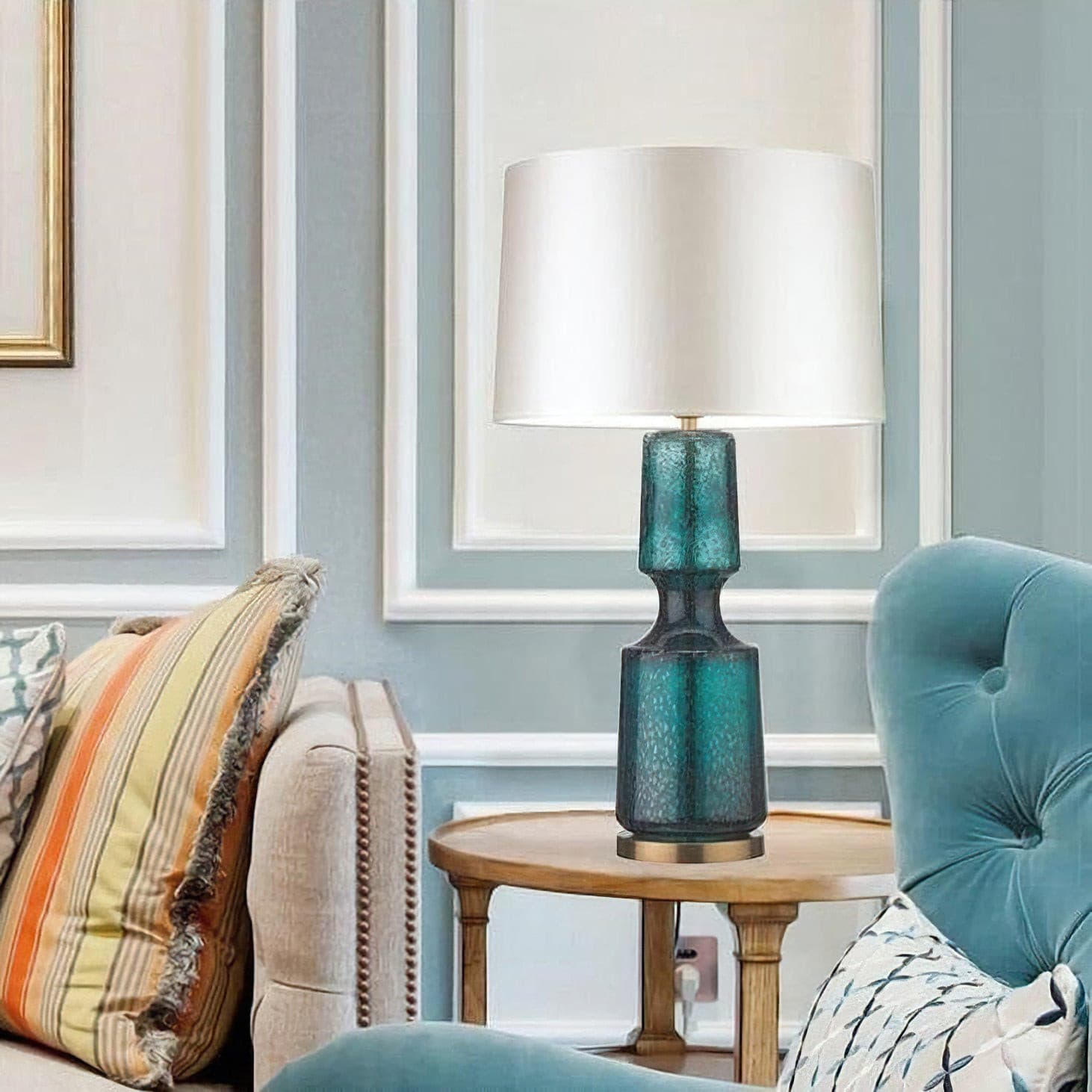 Antero Teal Table Lamp