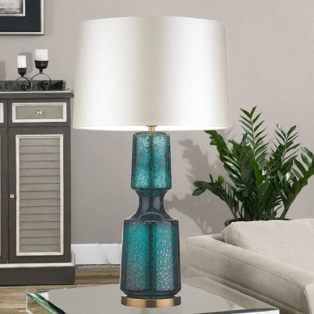 Antero Teal Table Lamp