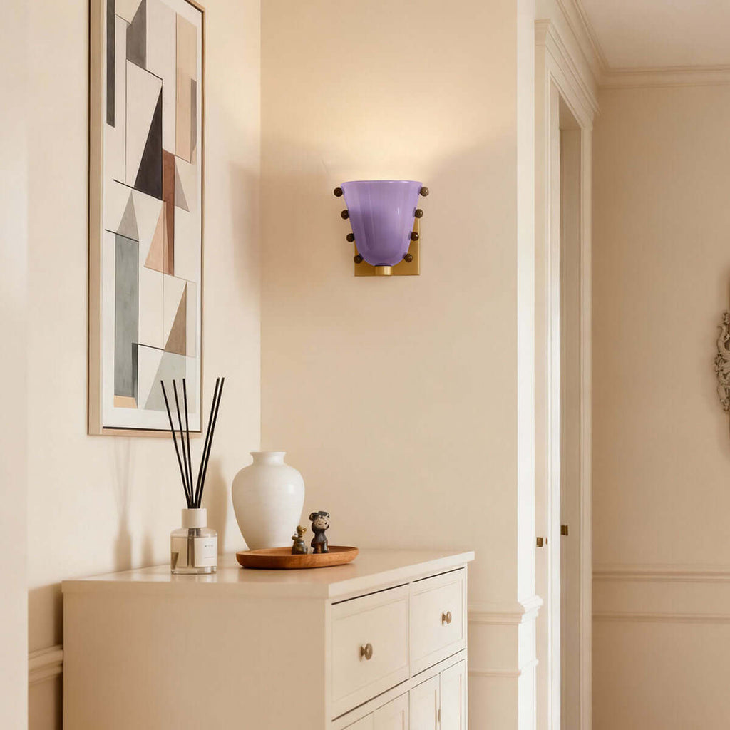 Vestra Glass Wall Sconce – French Minimalist Luxury Wall Light
