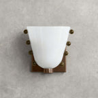 Vestra Glass Wall Sconce – French Minimalist Luxury Wall Light