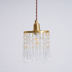 Vintage Crystal Pendant Lamp