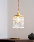 Vintage Crystal Pendant Lamp