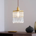 Vintage Crystal Pendant Lamp
