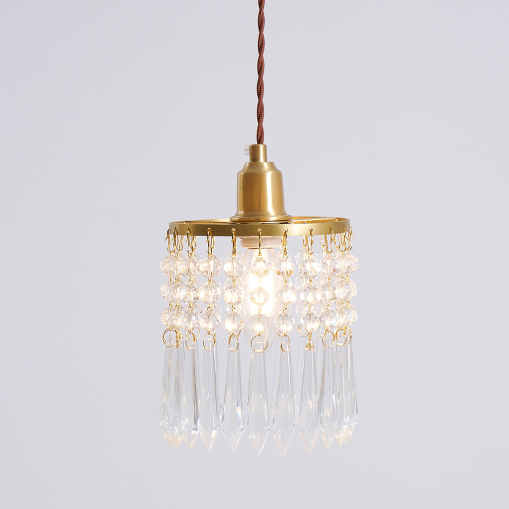 Vintage Crystal Pendant Lamp