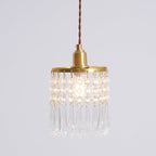 Vintage Crystal Pendant Lamp