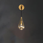 Vintage One Clear Crystal Light Wall Sconce