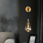 Vintage One Clear Crystal Light Wall Sconce