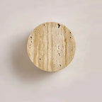Vintage Round Travertine Wall Lamp