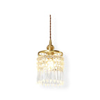 Vintage Crystal Pendant Lamp