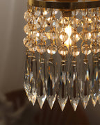 Vintage Crystal Pendant Lamp