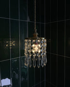 Vintage Crystal Pendant Lamp