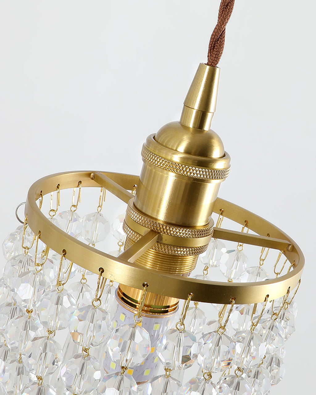 Vintage Crystal Pendant Lamp