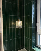 Vintage Crystal Pendant Lamp