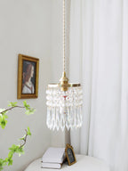 Vintage Crystal Pendant Lamp
