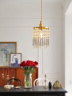 Vintage Crystal Pendant Lamp