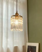 Vintage Crystal Pendant Lamp