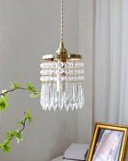 Vintage Crystal Pendant Lamp