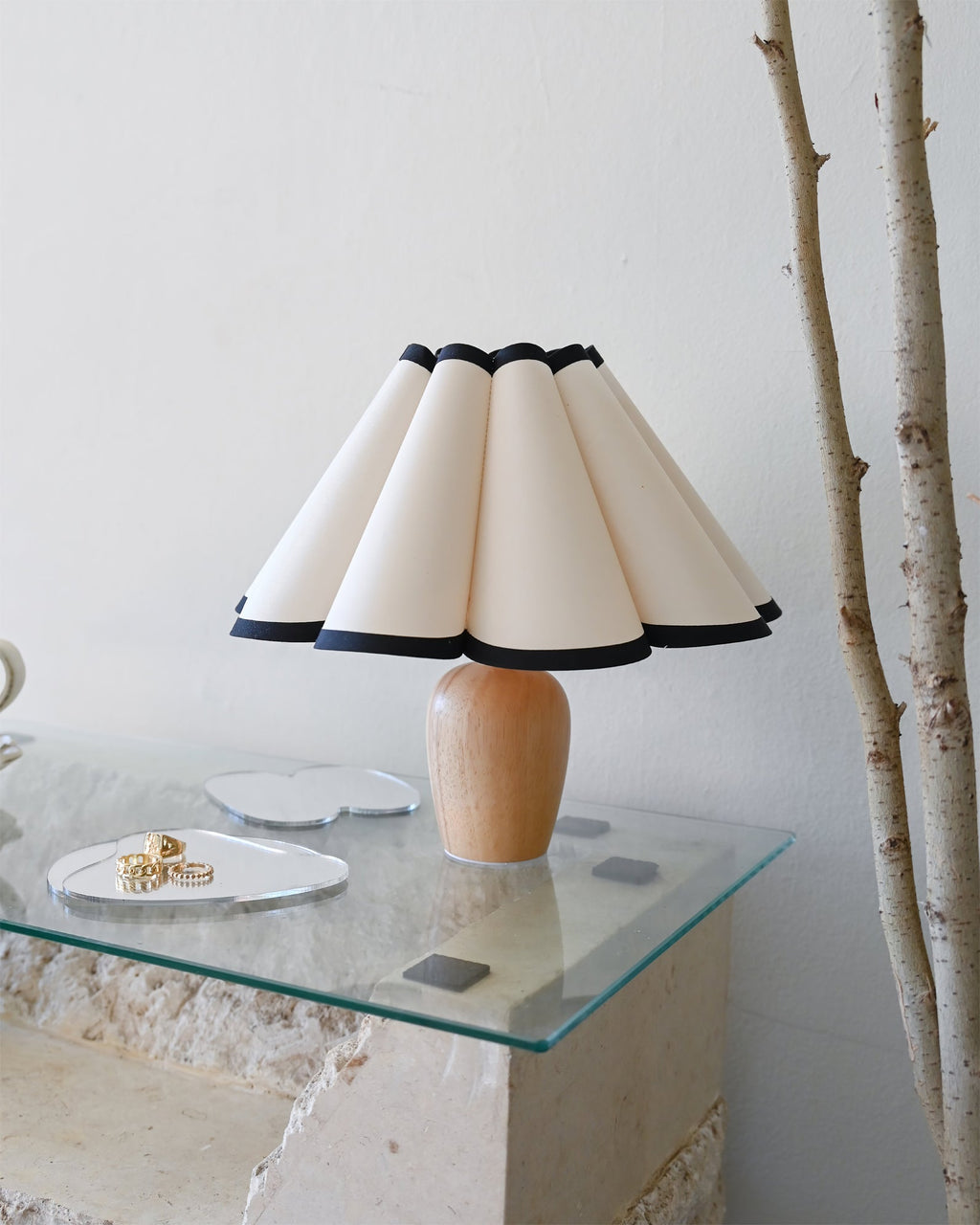 Vintage Fluted Table Lamp
