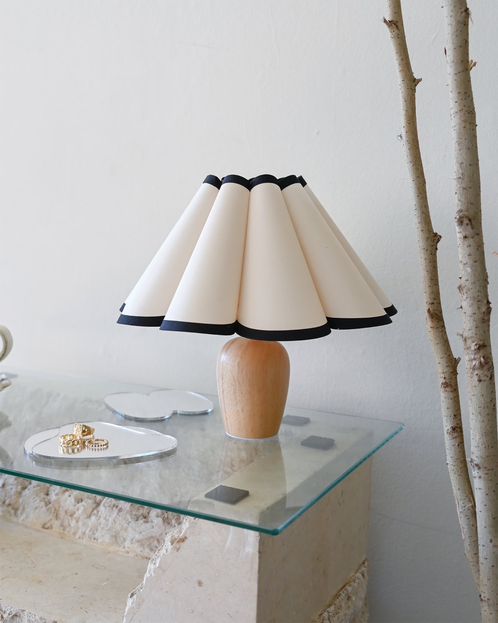 Vintage Fluted Table Lamp
