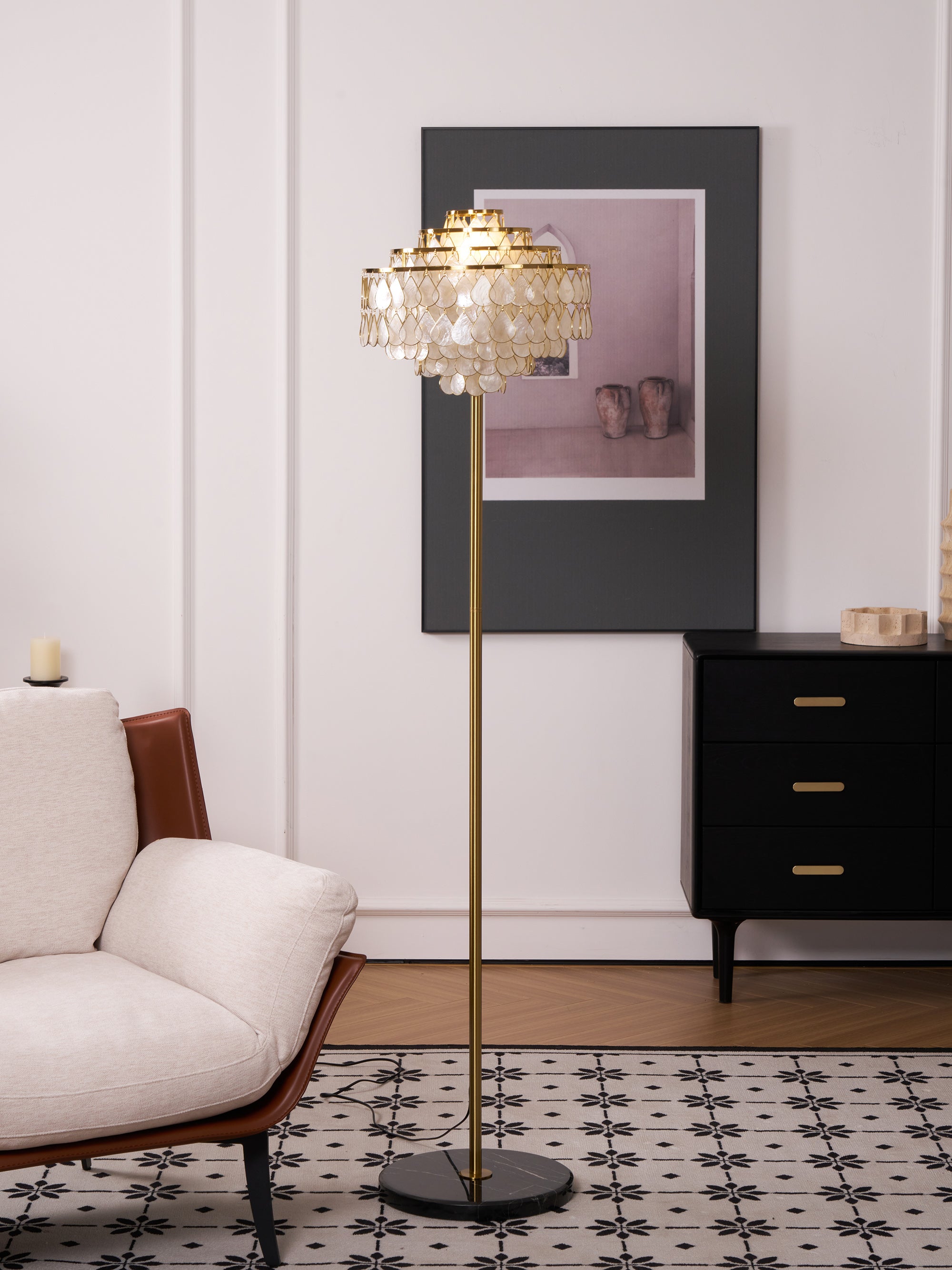 Vivant Shell Floor Lamp