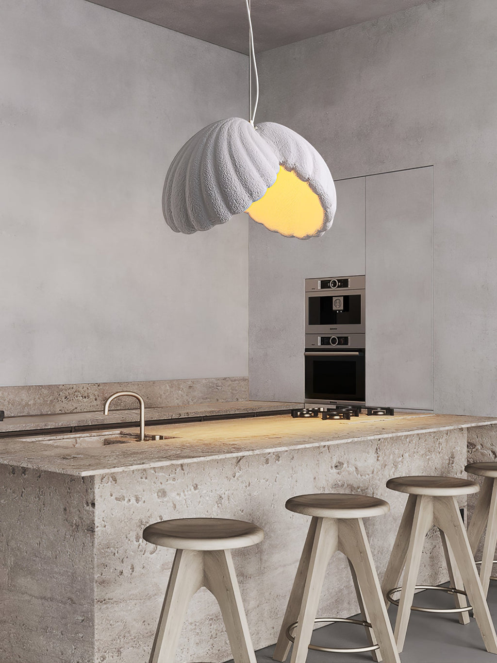 Wabi Sabi Resin Pendant Lamp