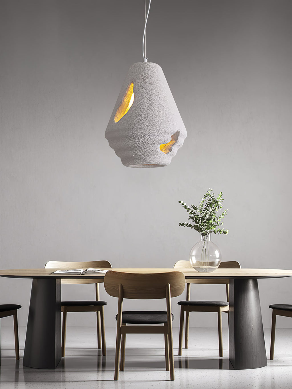 Wabi Sabi Resin Pendant Lamp