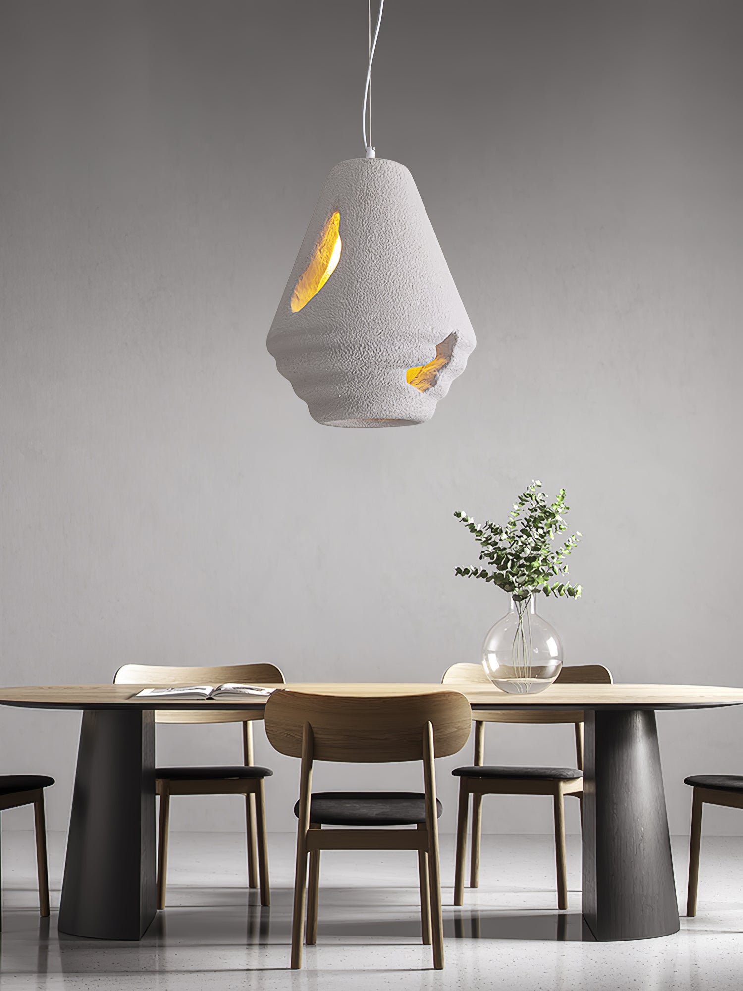 Wabi Sabi Resin Pendant Lamp