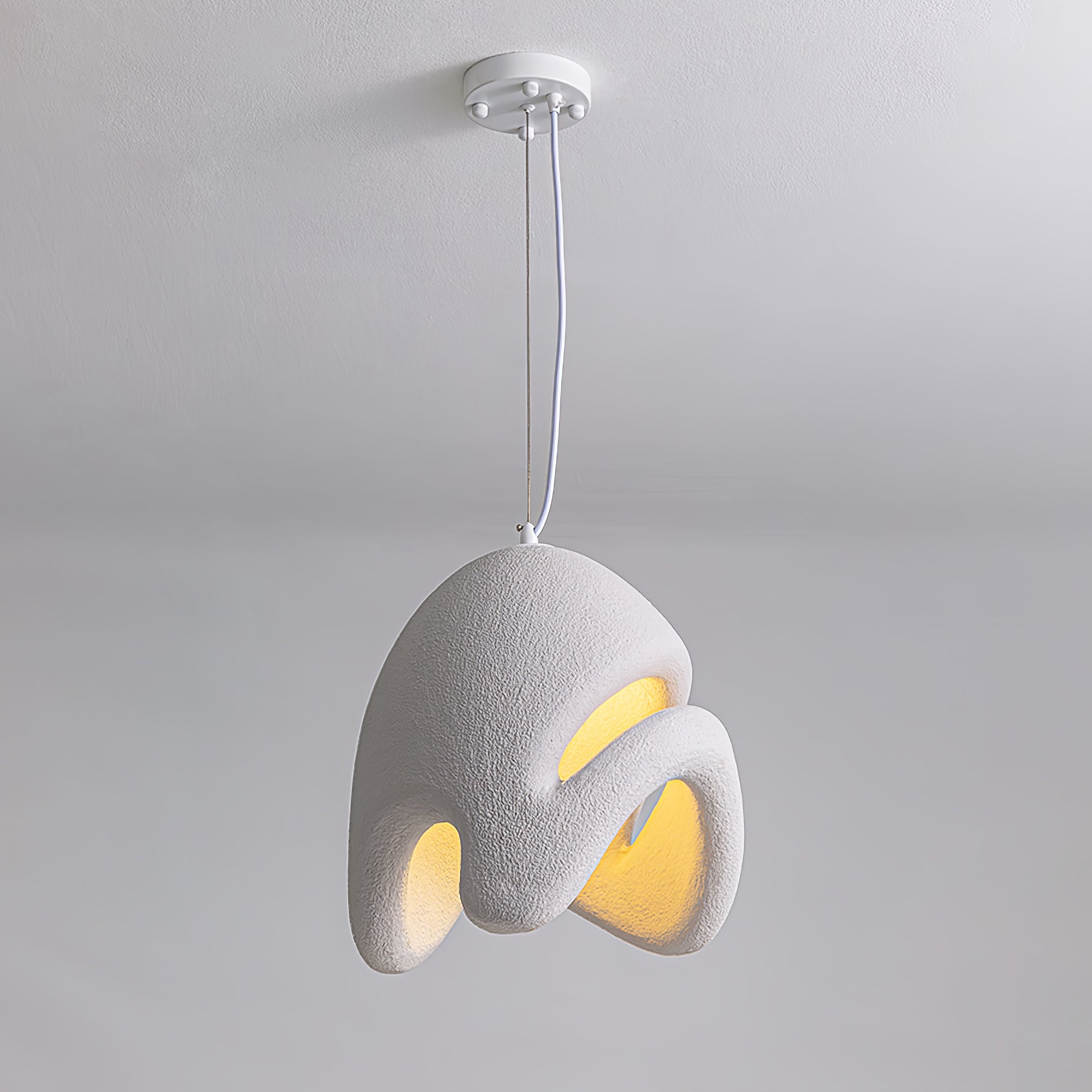 Wabi Sabi Resin Pendant Lamp