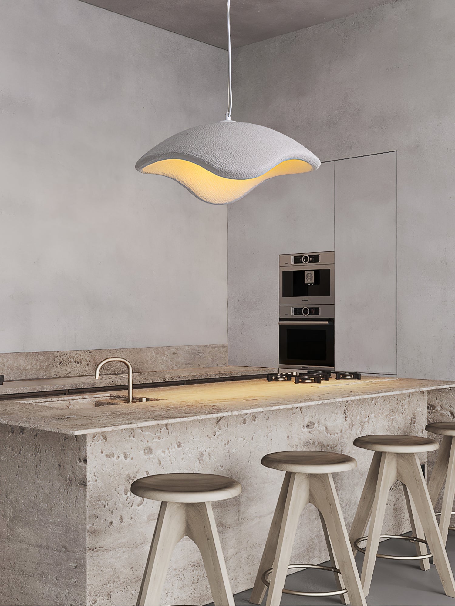 Wabi Sabi Resin Pendant Lamp