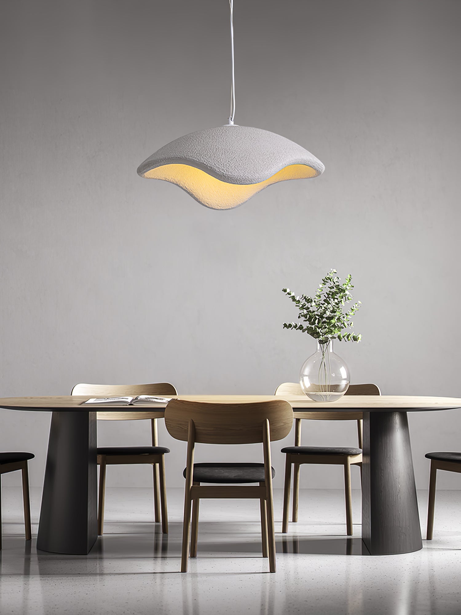 Wabi Sabi Resin Pendant Lamp