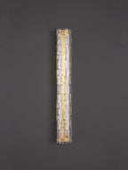 Brass Ripple Crystal Wall Sconce