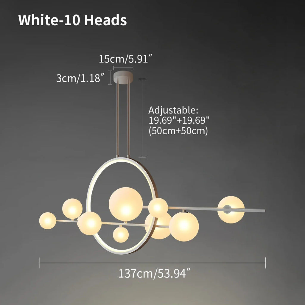 Archipelago Modern Glass Ball Chandelier