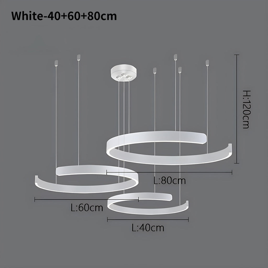 Modern Ring LED Chandelier for Living Room