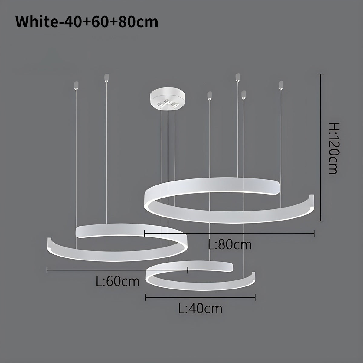 Modern Ring LED Chandelier for Living Room