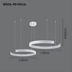 Modern Ring LED Chandelier for Living Room