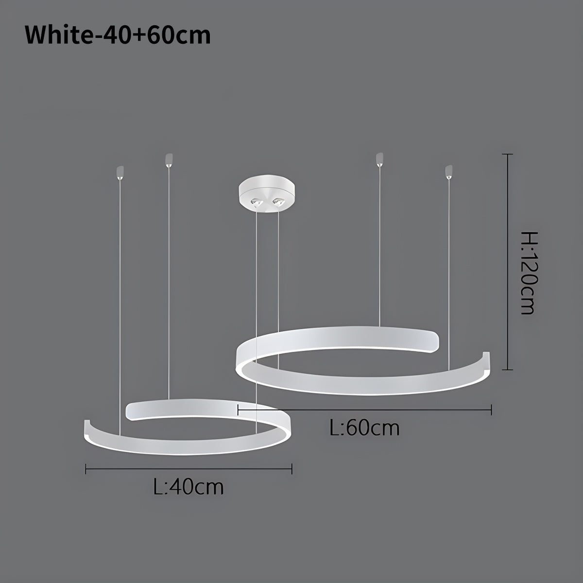 Modern Ring LED Chandelier for Living Room