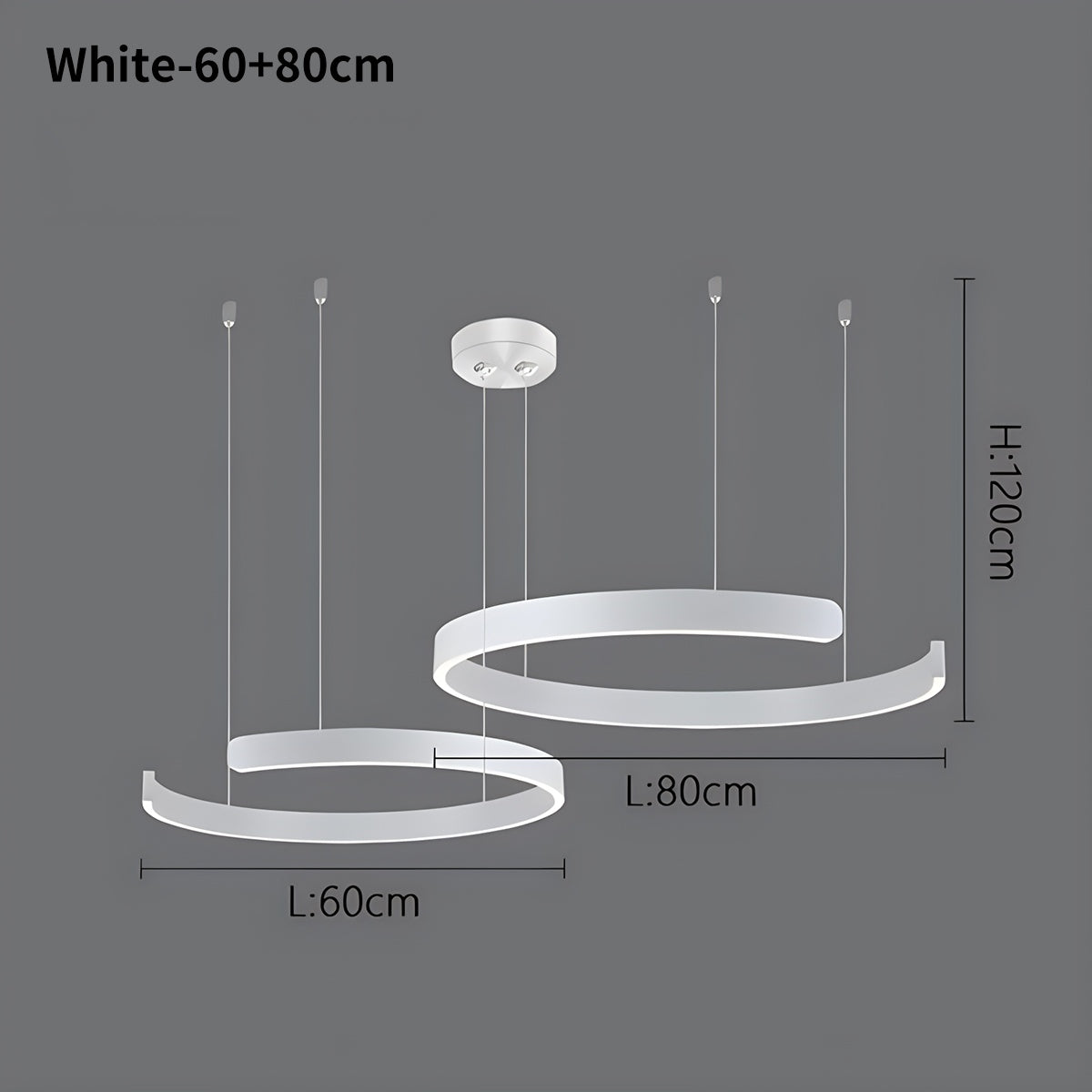 Modern Ring LED Chandelier for Living Room