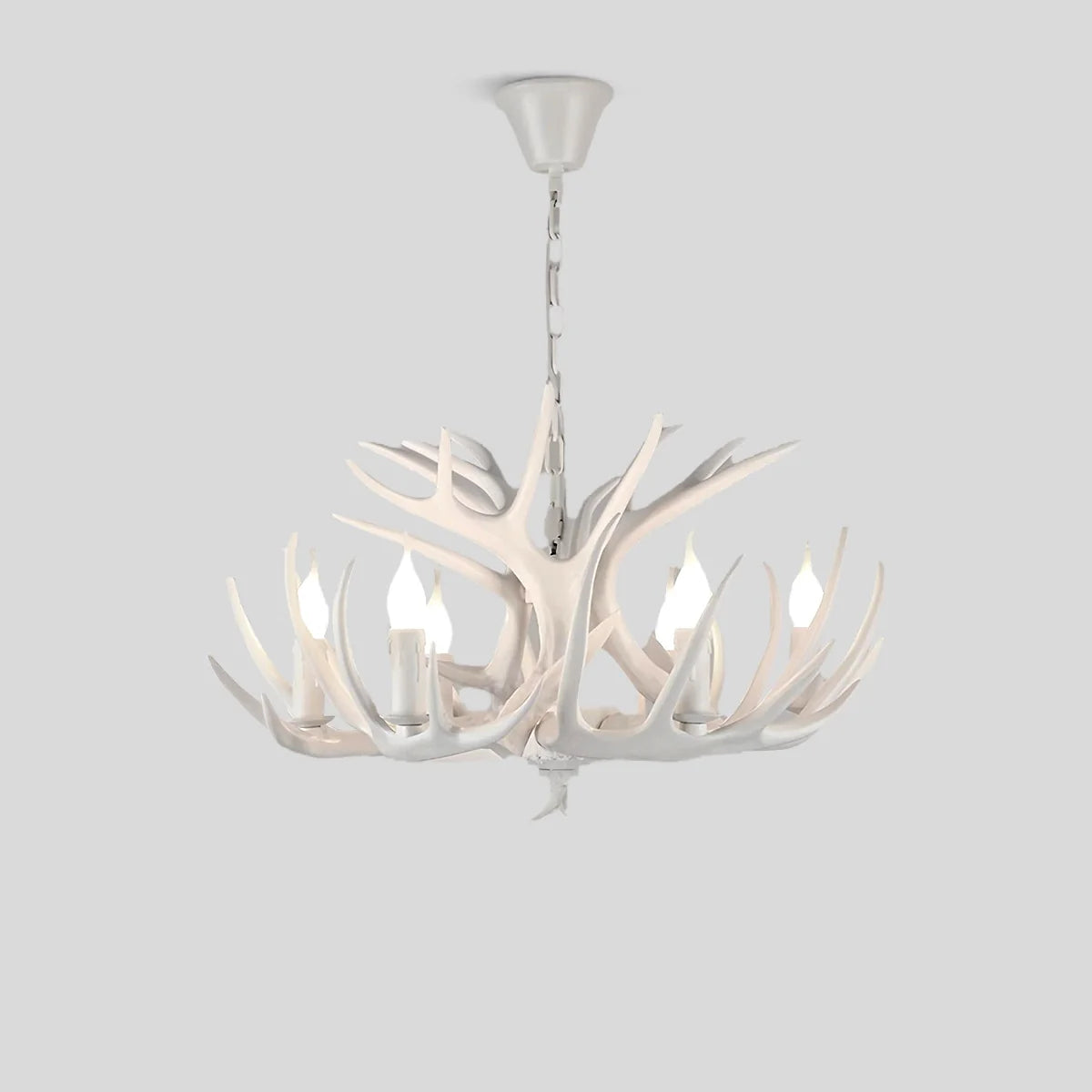 Antler Shape Resin Chandelier for Living Room