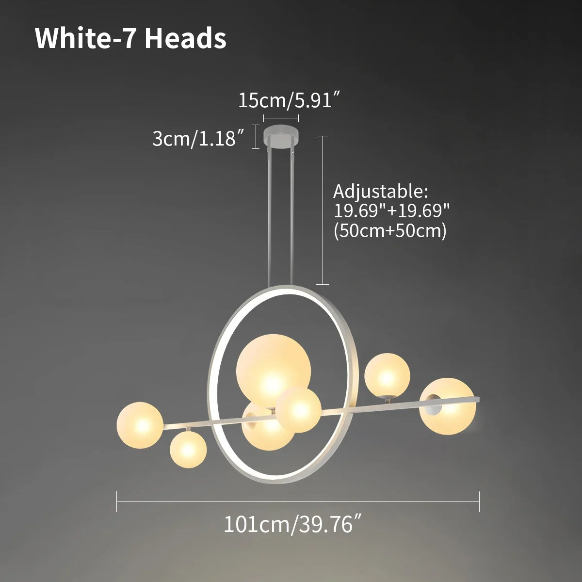 Archipelago Modern Glass Ball Chandelier