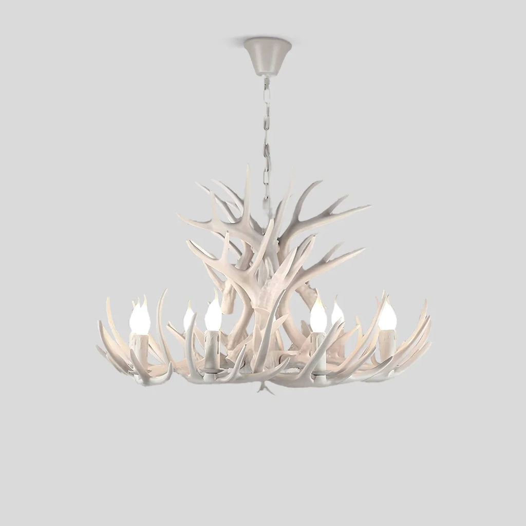 Antler Shape Resin Chandelier for Living Room