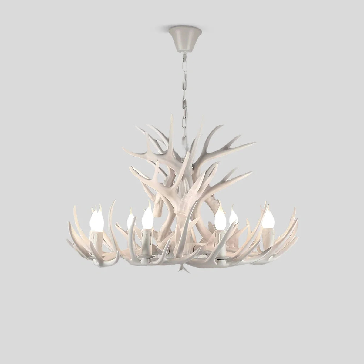 Antler Shape Resin Chandelier for Living Room