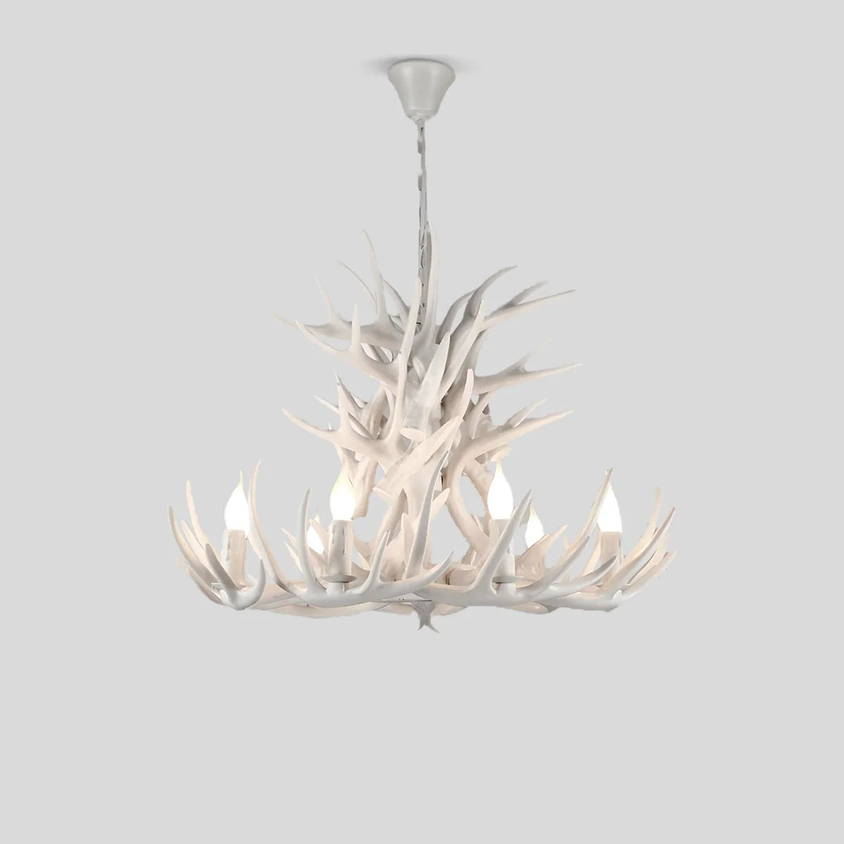Antler Shape Resin Chandelier for Living Room