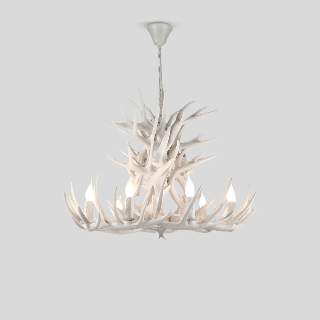 Antler Shape Resin Chandelier for Living Room